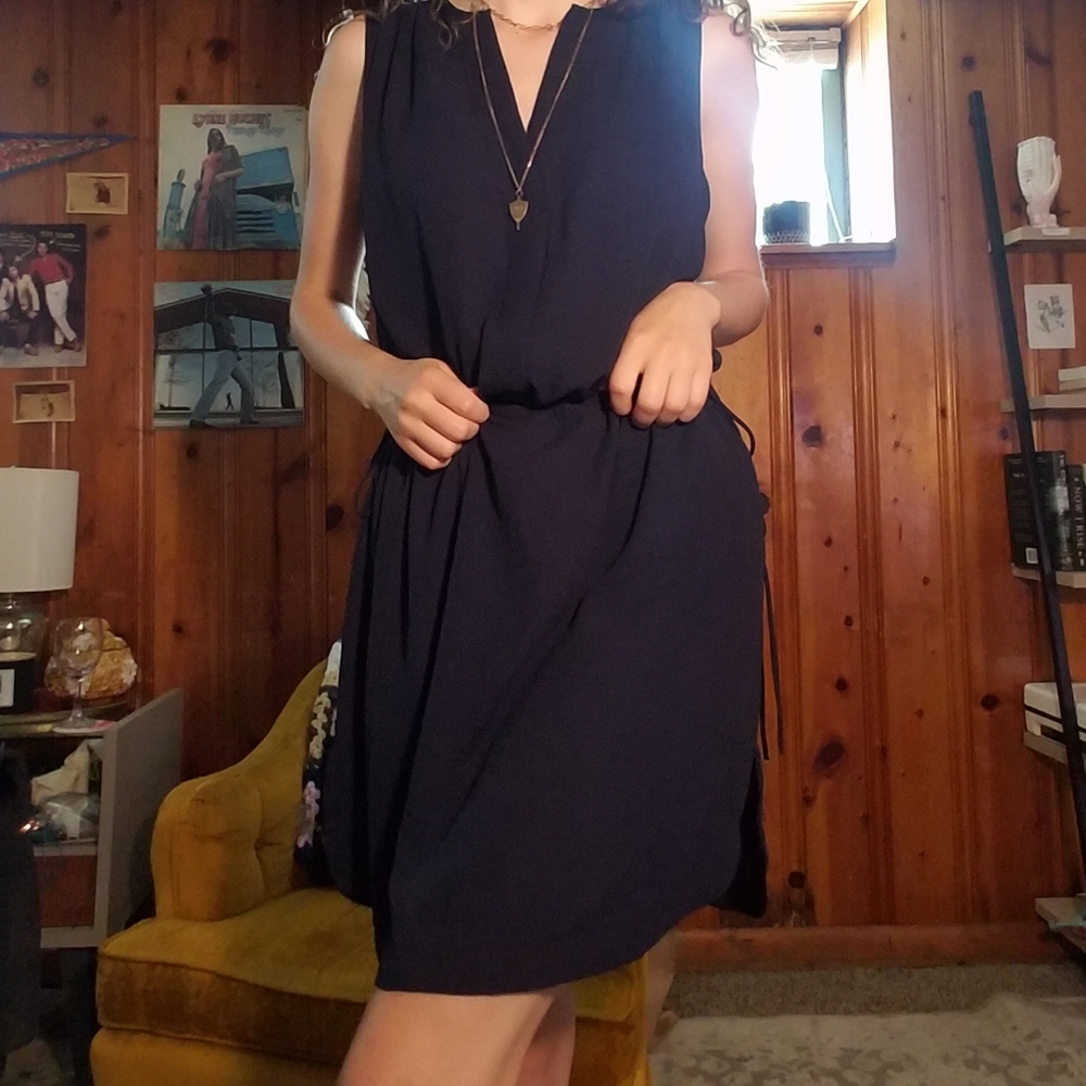 Navy Cinched Dress from Gap